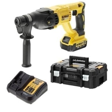 Akumuliatorinis perforatorius DeWALT DCH133 18 V, 2x5,0 Ah
