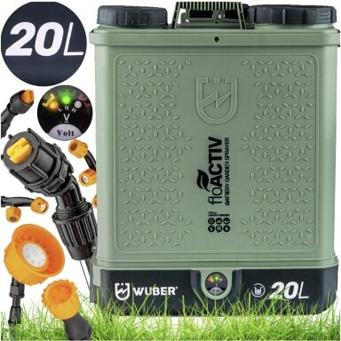 Akumuliatorinis sodo purkštuvas 20L WUBER W24022 Akumuliatorinis sodo purkštuvas 20L WUBER W24022