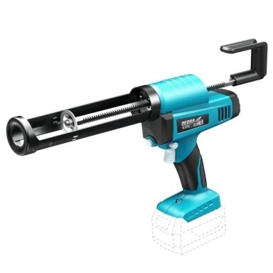 Akumuliatorinis silikono spaustuvas 18V DEDRA SAS+ALL (be akumuliatoriaus ir pakrovėjo) Akumuliatorinis silikono spaustuvas 18V DEDRA SAS+ALL (be akumuliatoriaus ir pakrovėjo)
