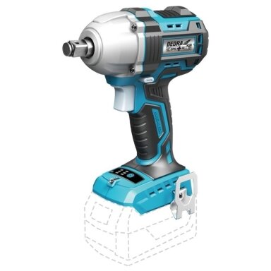 Akumuliatorinis smūginis veržliasukis 18V, 450Nm, 1/2 " DEDRA SAS+ALL Akumuliatorinis smūginis veržliasukis 18V, 450Nm, 1/2 " DEDRA SAS+ALL