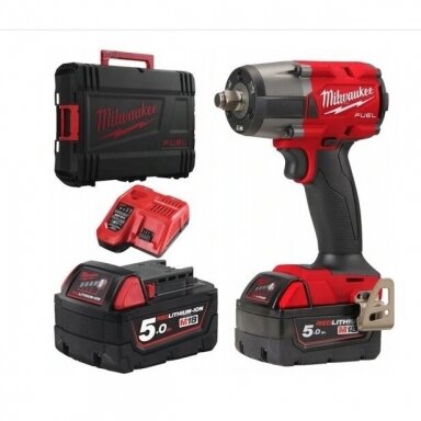 Akumuliatorinis smūginis veržliasukis MILWAUKEE M18 Akumuliatorinis smūginis veržliasukis MILWAUKEE M18