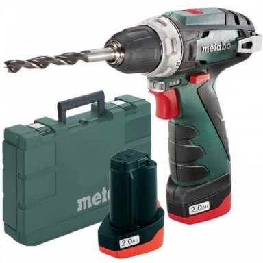 Akumuliatorinis suktuvas-gręžtuvas METABO PowerMaxx12 Basic Akumuliatorinis suktuvas-gręžtuvas METABO PowerMaxx12 Basic