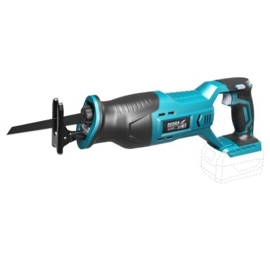 Akumuliatorinis tiesinis pjūklas 18V DEDRA SAS+ALL (be akumuliatoriaus ir pakrovėjo) Akumuliatorinis tiesinis pjūklas 18V DEDRA SAS+ALL (be akumuliatoriaus ir pakrovėjo)