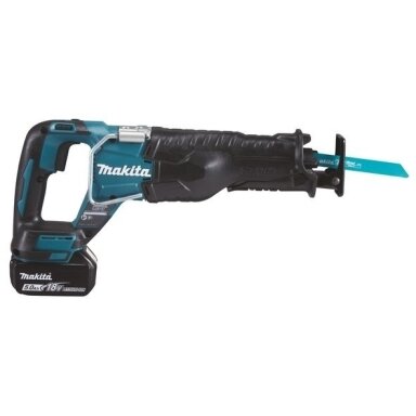 Akumuliatorinis tiesinis pjūklas Makita DJR187RTJ 18V BL Motor Akumuliatorinis tiesinis pjūklas Makita DJR187RTJ 18V BL Motor