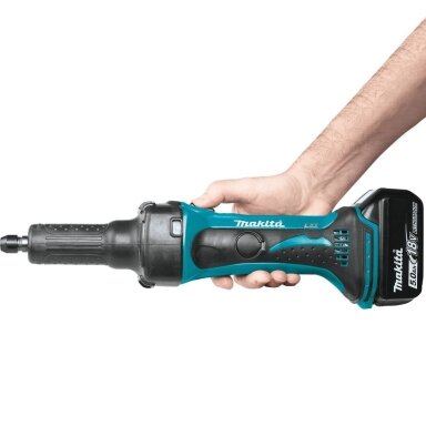 Akumuliatorinis tiesinis šlifuoklis 18V 2x5,0Ah 6mm Makita DGD800RTJ