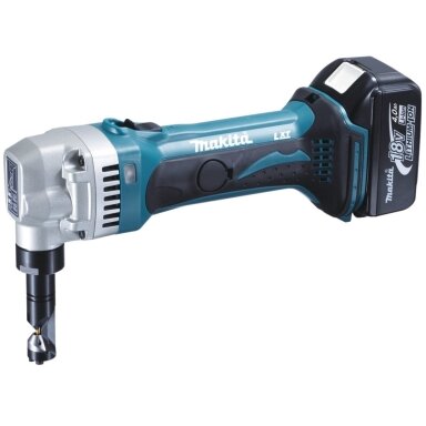 Akumuliatorinis žirklės skardai kirpti 18V, 2x 4,0Ah Makita DJN161RMJ Akumuliatorinis žirklės skardai kirpti 18V, 2x 4,0Ah Makita DJN161RMJ