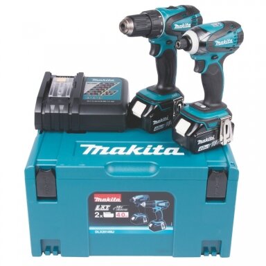 Akumuliatorinių įrankių rinkinys Makita DLX2127MJ 18V 2x4,0Ah DDF482+DTD152 Akumuliatorinių įrankių rinkinys Makita DLX2127MJ 18V 2x4,0Ah DDF482+DTD152