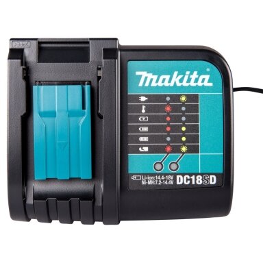 Akumuliatorių įkroviklis 18V Li-ion MAKITA Akumuliatorių įkroviklis 18V Li-ion MAKITA