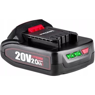 Akumuliatorius akum.įrankiams WORCRAFT 20V 2.0Ah LI-ION Akumuliatorius akum.įrankiams WORCRAFT 20V 2.0Ah LI-ION