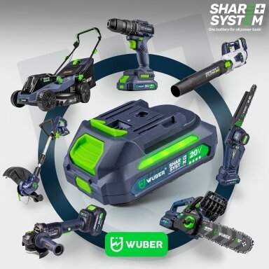 Akumuliatorius WUBER Share+ System 20V 2.0 Ah Akumuliatorius WUBER Share+ System 20V 2.0 Ah