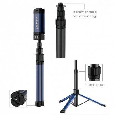 Akumulatorinis šviestuvas COB (18W) su trikoju 2 Akumulatorinis šviestuvas COB (18W) su trikoju 2