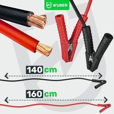 Akumuliatoriaus įkroviklis 63A su paleidimo funkcija START 700A, 12/24V WUBER 8 Akumuliatoriaus įkroviklis 63A su paleidimo funkcija START 700A, 12/24V WUBER 8