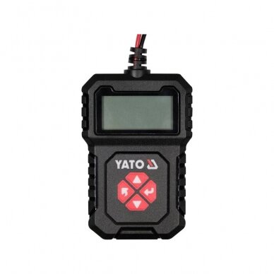 Akumuliatoriaus testeris skaitmeninis 12V YATO YT-83114 3 Akumuliatoriaus testeris skaitmeninis 12V YATO YT-83114 3