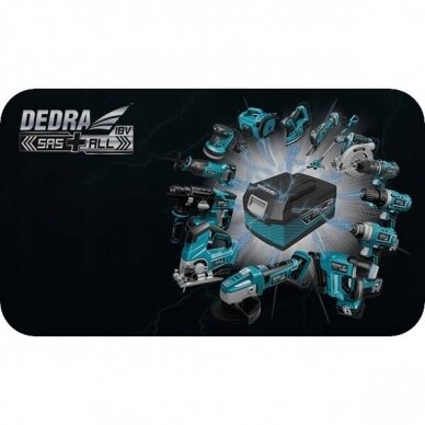 Akumuliatorinė darbo lempa 18V, 15W(1800LM) DEDRA SAS + ALL 2 Akumuliatorinė darbo lempa 18V, 15W(1800LM) DEDRA SAS + ALL 2