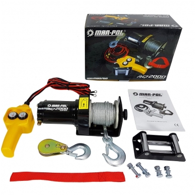 Akumuliatorinė gervė 2000 LBS 12V 1 Akumuliatorinė gervė 2000 LBS 12V 1