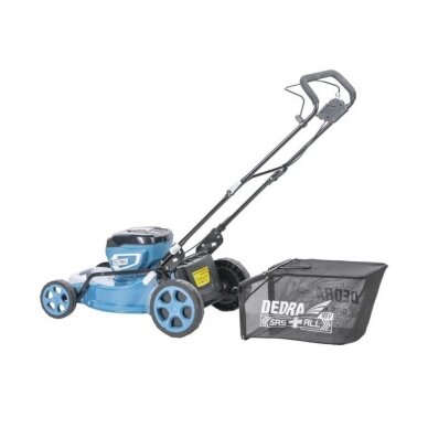 Akumuliatorinė vejapjovė 46 cm, 2x18V DEDRA SAS+ALL DED6997X 4 Akumuliatorinė vejapjovė 46 cm, 2x18V DEDRA SAS+ALL DED6997X 4