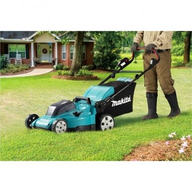 Akumuliatorinė vejapjovė Makita DLM480CT2 480mm 36V=2x18V 4 Akumuliatorinė vejapjovė Makita DLM480CT2 480mm 36V=2x18V 4