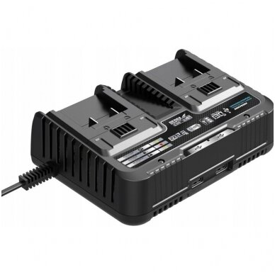 Akumuliatorinė žoliapjovė 2x18V DEDRA SAS+ALL 43cm su akumuliatoriais ir krovikliu 3 Akumuliatorinė žoliapjovė 2x18V DEDRA SAS+ALL 43cm su akumuliatoriais ir krovikliu 3