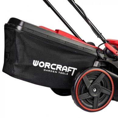 Akumuliatorinė žoliapjovė Worcraft CLMS40LiBL – 40V, 430 mm, bešepetėlis variklis 7 Akumuliatorinė žoliapjovė Worcraft CLMS40LiBL – 40V, 430 mm, bešepetėlis variklis 7