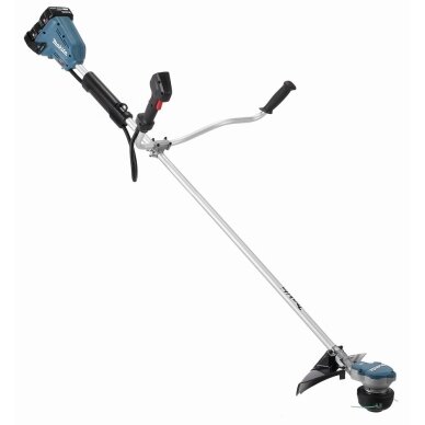 Akumuliatorinė žoliapjovė trimeris 2x18V su bešepetėliniu varikliu be akumuliatorių ir įkroviklio MAKITA 7 Akumuliatorinė žoliapjovė trimeris 2x18V su bešepetėliniu varikliu be akumuliatorių ir įkroviklio MAKITA 7