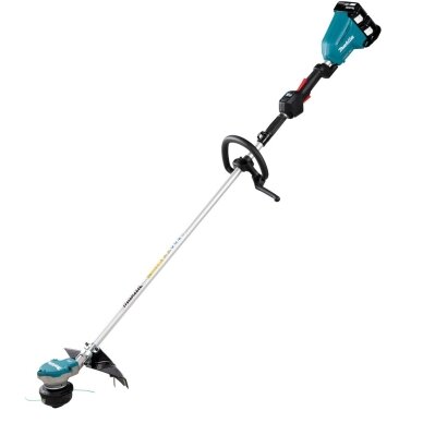 Akumuliatorinė žoliapjovė trimeris 2x18V su bešepetėliniu varikliu be baterijų ir įkroviklio MAKITA Akumuliatorinė žoliapjovė trimeris 2x18V su bešepetėliniu varikliu be baterijų ir įkroviklio MAKITA