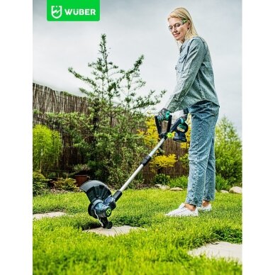 Akumuliatorinis trimeris Wuber W04003 – 20V 2.0Ah Share+System su 3 galvutėmis 11 Akumuliatorinis trimeris Wuber W04003 – 20V 2.0Ah Share+System su 3 galvutėmis 11
