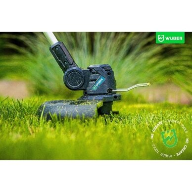 Akumuliatorinis trimeris Wuber W04003 – 20V 2.0Ah Share+System su 3 galvutėmis 10 Akumuliatorinis trimeris Wuber W04003 – 20V 2.0Ah Share+System su 3 galvutėmis 10