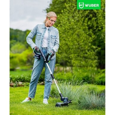 Akumuliatorinis trimeris Wuber W04003 – 20V 2.0Ah Share+System su 3 galvutėmis 13 Akumuliatorinis trimeris Wuber W04003 – 20V 2.0Ah Share+System su 3 galvutėmis 13