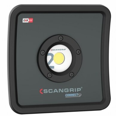 Akumuliatorinio prožektoriaus NOVA 2 CONNECT 2000 lm korpus CAS, Scangrip Akumuliatorinio prožektoriaus NOVA 2 CONNECT 2000 lm korpus CAS, Scangrip