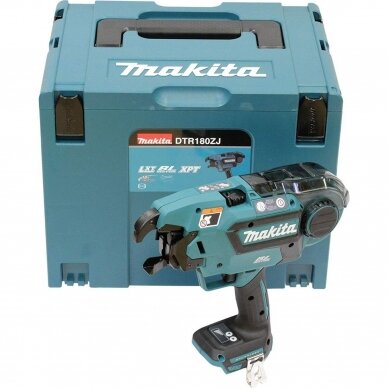 Akumuliatorinis armatūros rišiklis Makita DTR180ZJ 18V Akumuliatorinis armatūros rišiklis Makita DTR180ZJ 18V