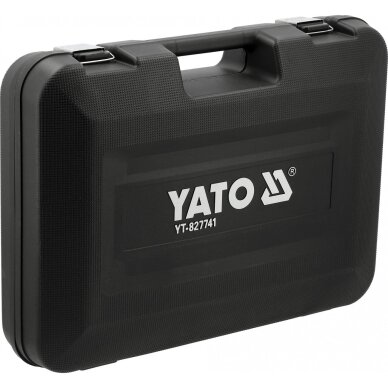 Akumuliatorinis bešepetėlinis perforatorius su 2x4.0Ah baterijomis SDS+ 18V 3.8J YATO 8 Akumuliatorinis bešepetėlinis perforatorius su 2x4.0Ah baterijomis SDS+ 18V 3.8J YATO 8