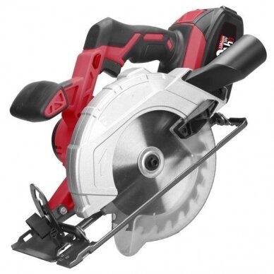 Akumuliatorinis diskinis pjūklas 165mm 20V, Li-ION 1