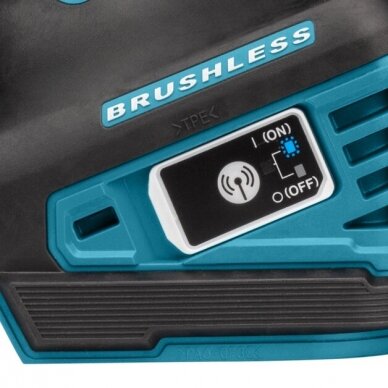 Akumuliatorinis frezeris gipso kartonui DCO181Z Makita su AWS, XPT ir BL-varikliu 4 Akumuliatorinis frezeris gipso kartonui DCO181Z Makita su AWS, XPT ir BL-varikliu 4