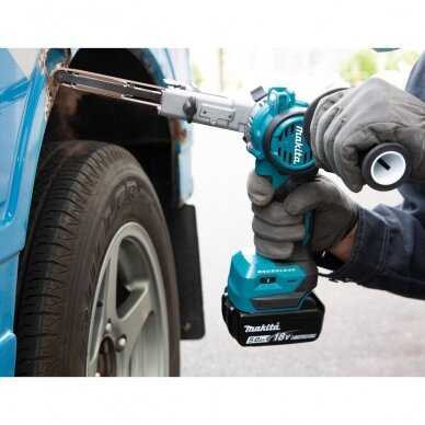 Akumuliatorinis juostinis šlifuoklis 18V Makita DBS180Z (Be akumuliatorių ir pakrovėjo) 4 Akumuliatorinis juostinis šlifuoklis 18V Makita DBS180Z (Be akumuliatorių ir pakrovėjo) 4