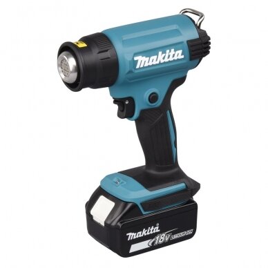 Akumuliatorinis karšto oro fenas Makita DHG180Z, 18V LXT, 550 °C 1 Akumuliatorinis karšto oro fenas Makita DHG180Z, 18V LXT, 550 °C 1