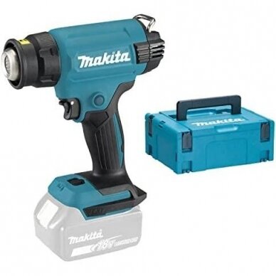 Akumuliatorinis karšto oro fenas Makita DHG181ZJ, 18V 150-550 °C 7 Akumuliatorinis karšto oro fenas Makita DHG181ZJ, 18V 150-550 °C 7