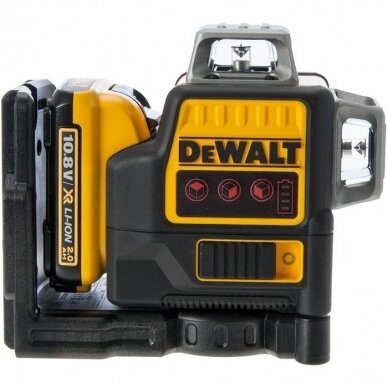 Akumuliatorinis lazerinis nivelyras DEWALT raudonas 2