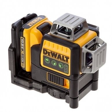 Akumuliatorinis lazerinis nivelyras žalias DEWALT DCE089D1G 2
