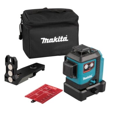 Akumuliatorinis lazerinis nivelyras Makita SK700D, 360°, raudonas Akumuliatorinis lazerinis nivelyras Makita SK700D, 360°, raudonas