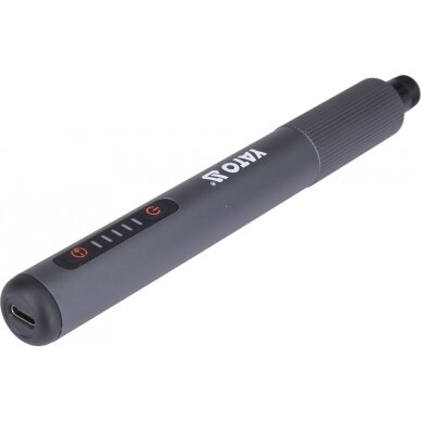 Akumuliatorinis mini šlifuoklis-graveris | 3,7 V | 800 mAh | 5000–25000 aps./min. | 40 priedų YATO 4