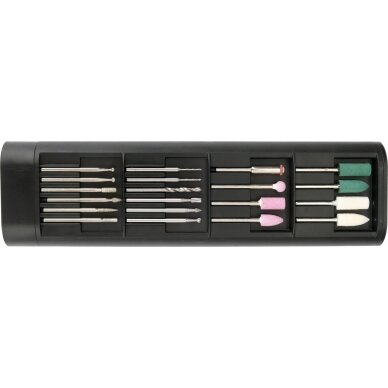Akumuliatorinis mini šlifuoklis-graveris | 3,7 V | 800 mAh | 5000–25000 aps./min. | 40 priedų YATO 2 Akumuliatorinis mini šlifuoklis-graveris | 3,7 V | 800 mAh | 5000–25000 aps./min. | 40 priedų YATO 2