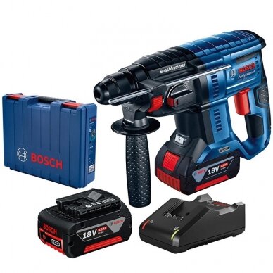 Akumuliatorinis perforatorius BOSCH GBH 180-LI 18V, 2J. 2x4Ah, BL Akumuliatorinis perforatorius BOSCH GBH 180-LI 18V, 2J. 2x4Ah, BL