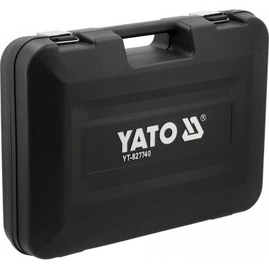 Akumuliatorinis bešepetėlinis perforatorius su 4.0Ah akumuliatoriumi ir įkrovikliu SDS+ 18V 3.8J YATO 9