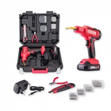 Akumuliatorinis plastiko suvirinimo aparatas plastikinėje dėžėje 20V LI-ION Worcraft CPWS20Li 5