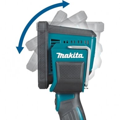 Akumuliatorinis prožektorius LED Makita DEADML812, 14,4/18V, 1250 lm DML812 (Be akumuliatorių ir kroviklio) 5 Akumuliatorinis prožektorius LED Makita DEADML812, 14,4/18V, 1250 lm DML812 (Be akumuliatorių ir kroviklio) 5