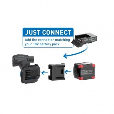 Akumuliatorinis prožektorius MULTILIGHT CONNECT korpusas CAS, Scangrip 6 Akumuliatorinis prožektorius MULTILIGHT CONNECT korpusas CAS, Scangrip 6