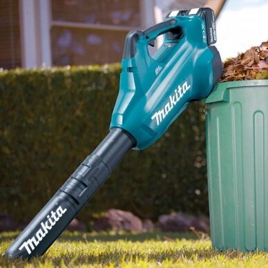 Akumuliatorinis pūtiklis Makita DUB362Z 2x5,0Ah + dvigubas pakrovėjas 5 Akumuliatorinis pūtiklis Makita DUB362Z 2x5,0Ah + dvigubas pakrovėjas 5