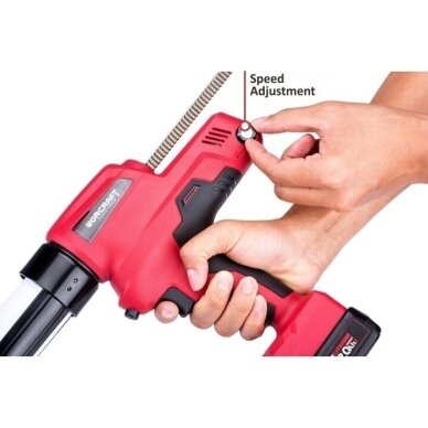 Akumuliatorinis sandarinimo pistoletas 20V CCGS20LI WORCRAFT 6