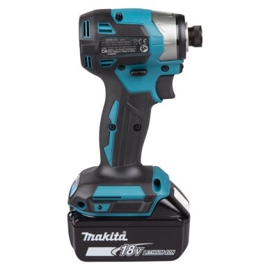 Akumuliatorinis smūginis suktuvas 18 V, 2x 5,0 Ah Li-ion Makita DTD173RTJ 5