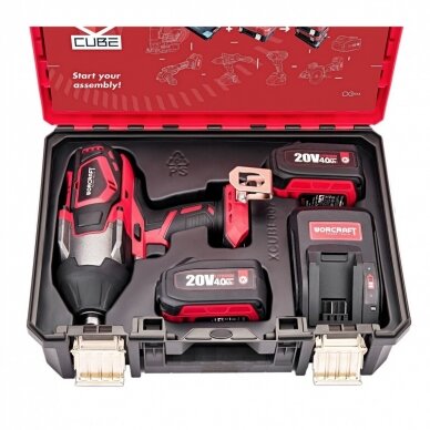 Akumuliatorinis smūginis veržliasukis 3/4'' 1800nm 20V LI-ION (XCUBE dėžė) 1 Akumuliatorinis smūginis veržliasukis 3/4'' 1800nm 20V LI-ION (XCUBE dėžė) 1